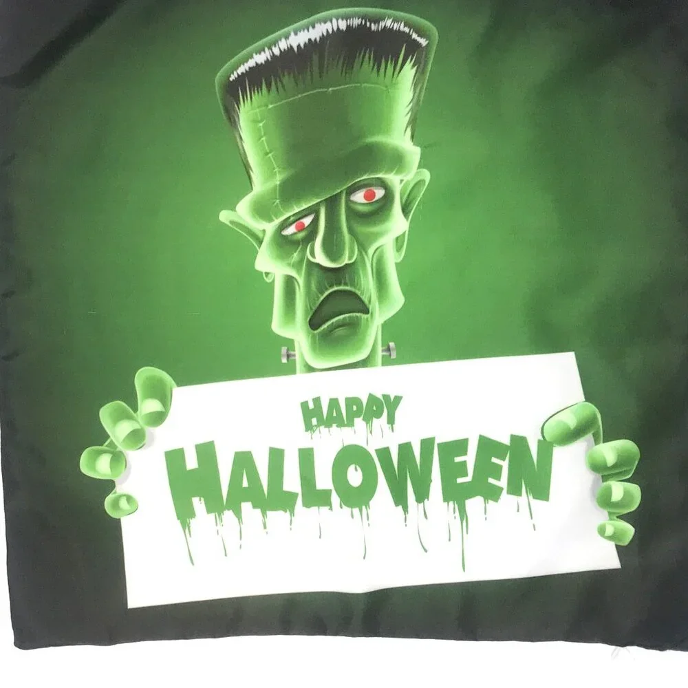 Halloween Frankenstein Throw Pillow Cover Set